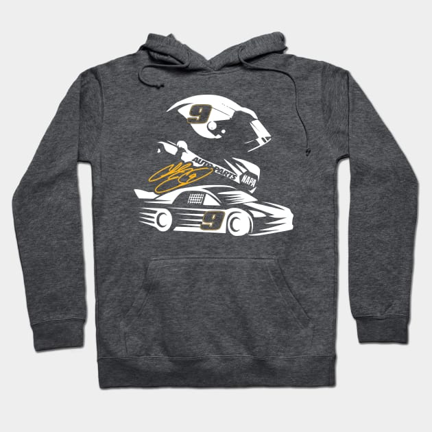 #9 Fan Sign. Helmet Car Hoodie by Lifeline/BoneheadZ Apparel